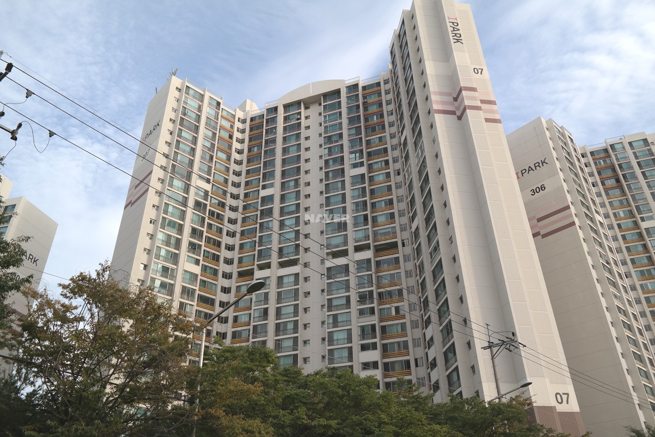 Building entrance with signage
