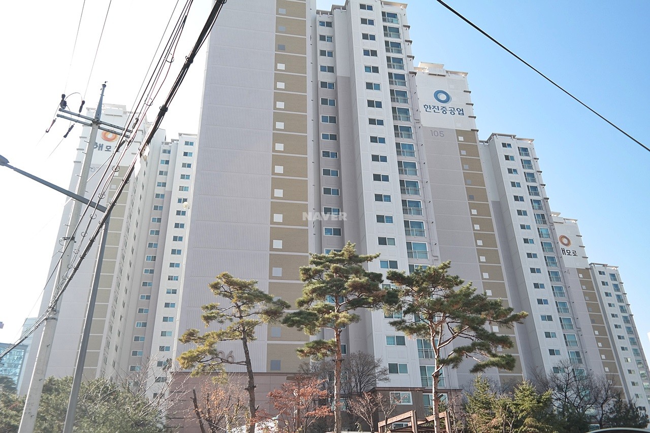 Building entrance with signage