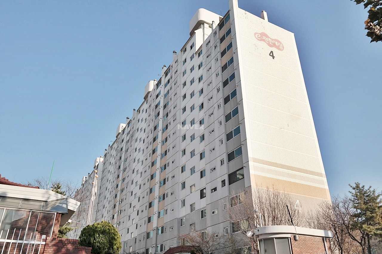 Building entrance with signage