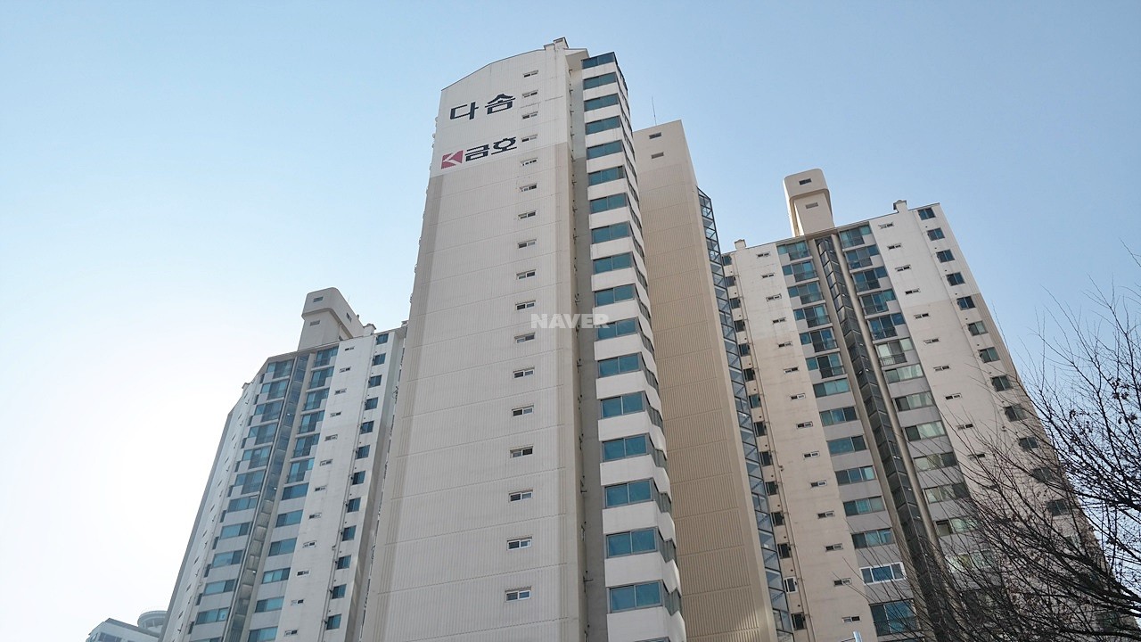 Building entrance with signage