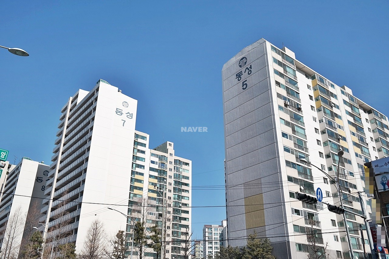 Building entrance with signage