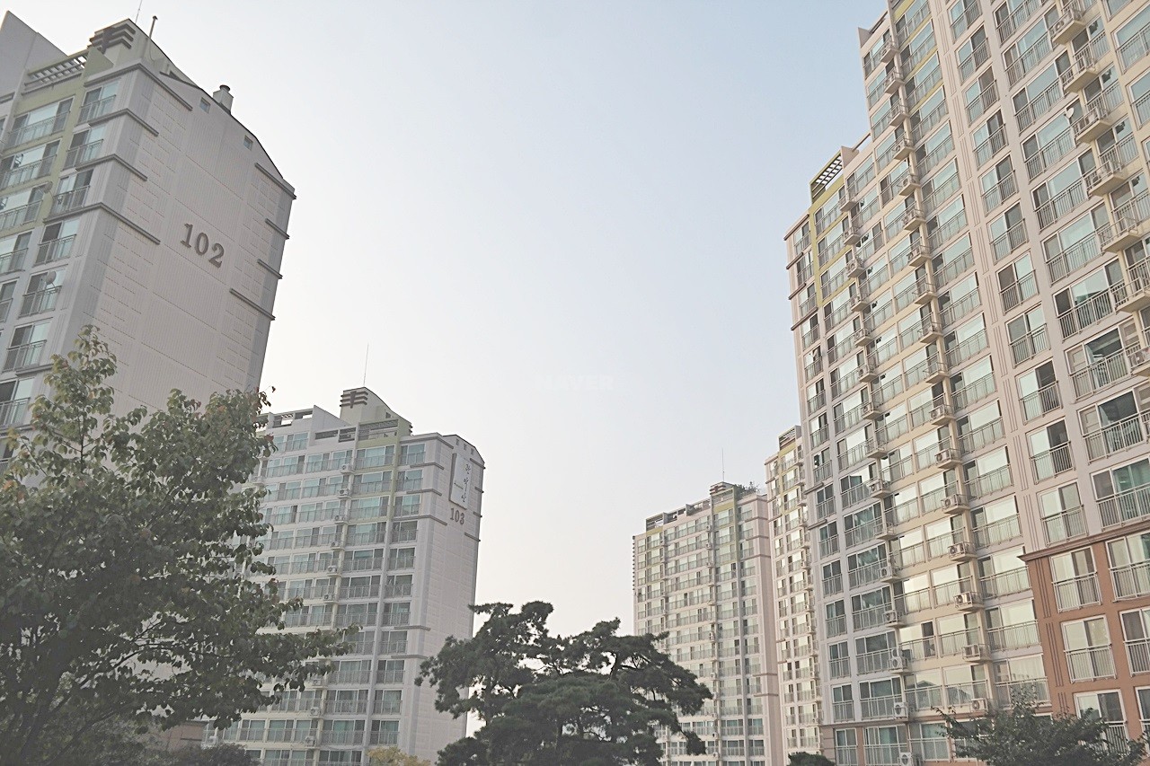 Building entrance with signage