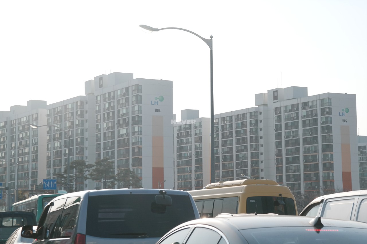Building entrance with signage
