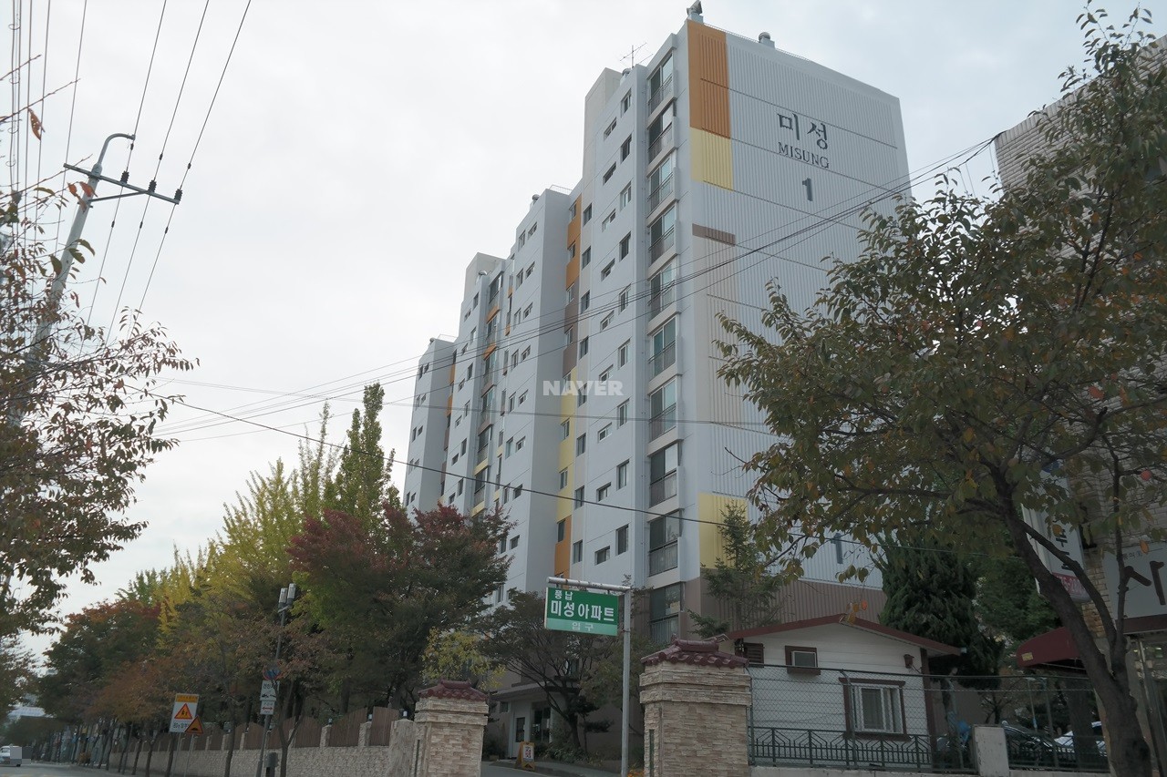 Building entrance with signage
