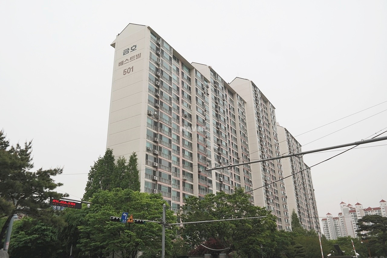 Building entrance with signage