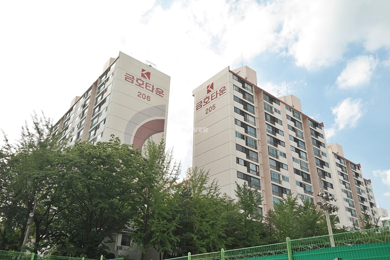 Building entrance with signage