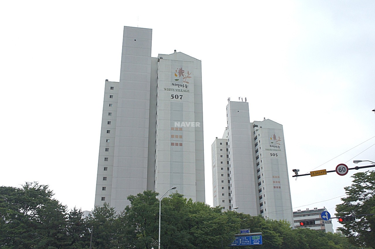Building entrance with signage
