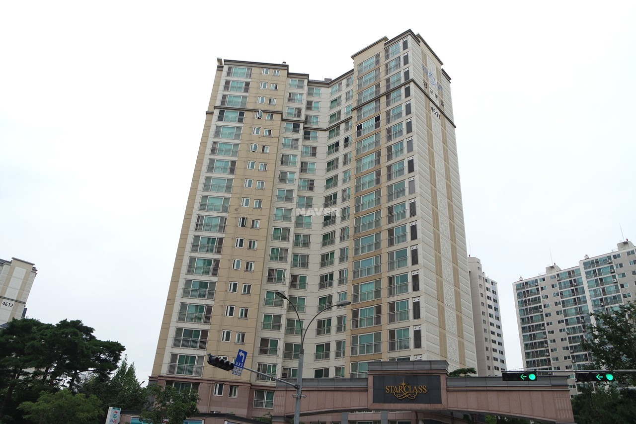 Building entrance with signage