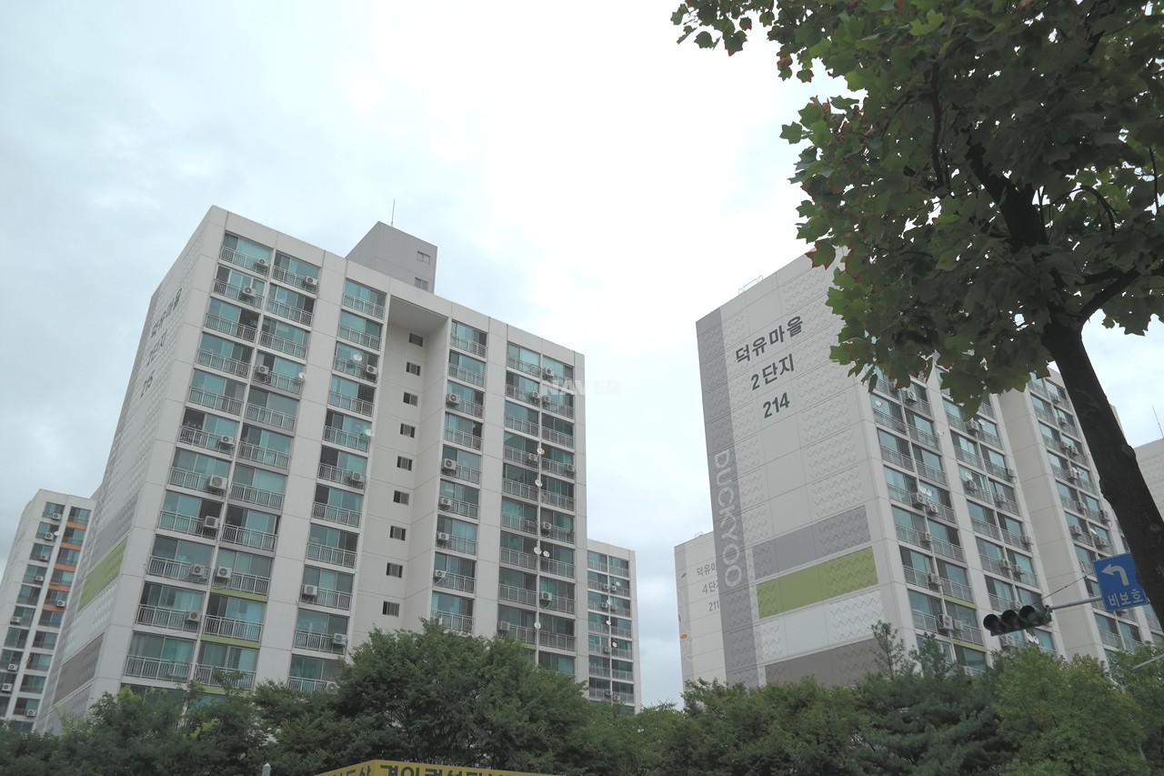 Building entrance with signage