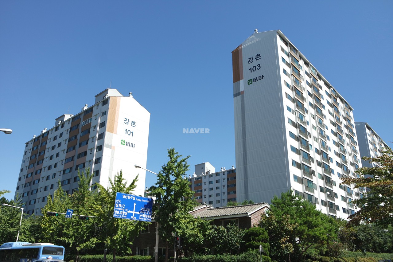 Building entrance with signage