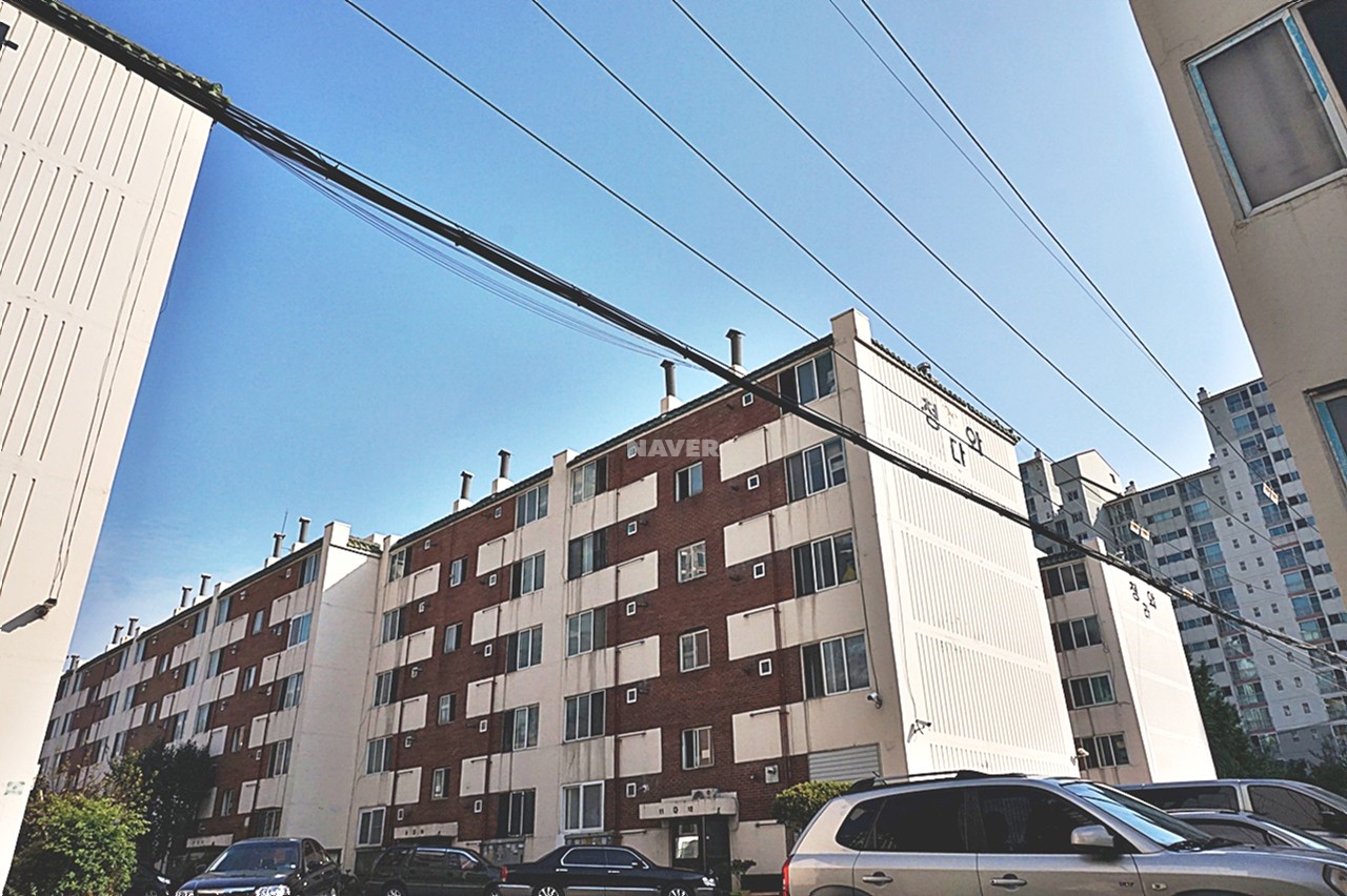 Building entrance with signage