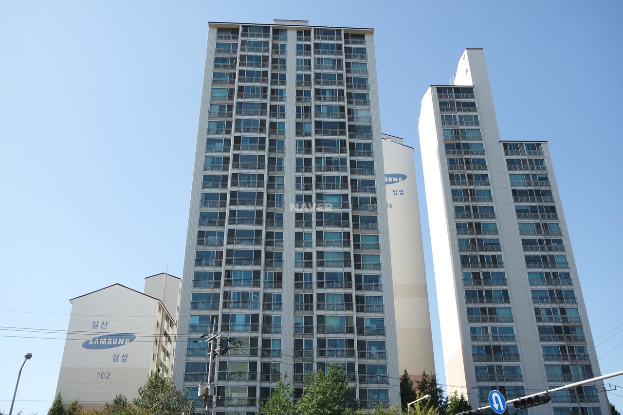 Building entrance with signage