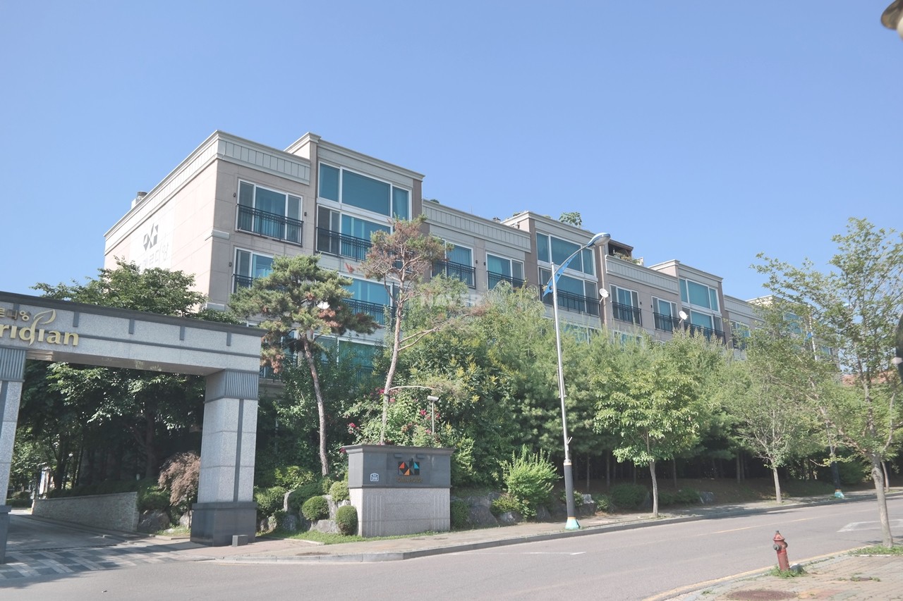 Building entrance with signage