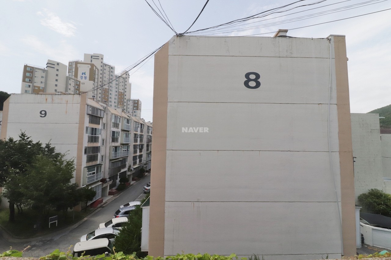 Building entrance with signage