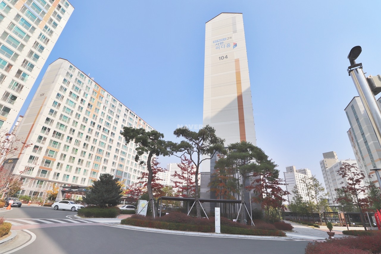 Building entrance with signage