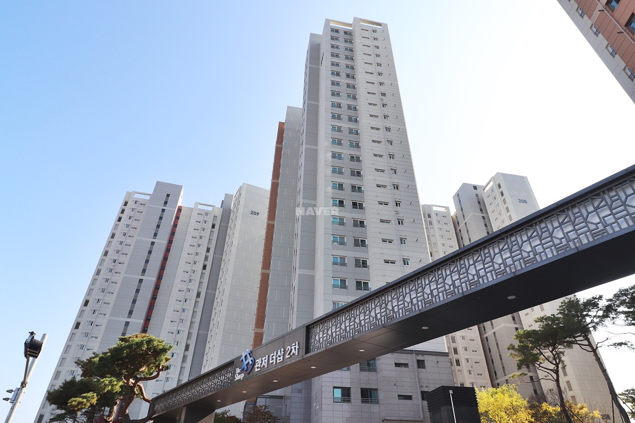 Building entrance with signage