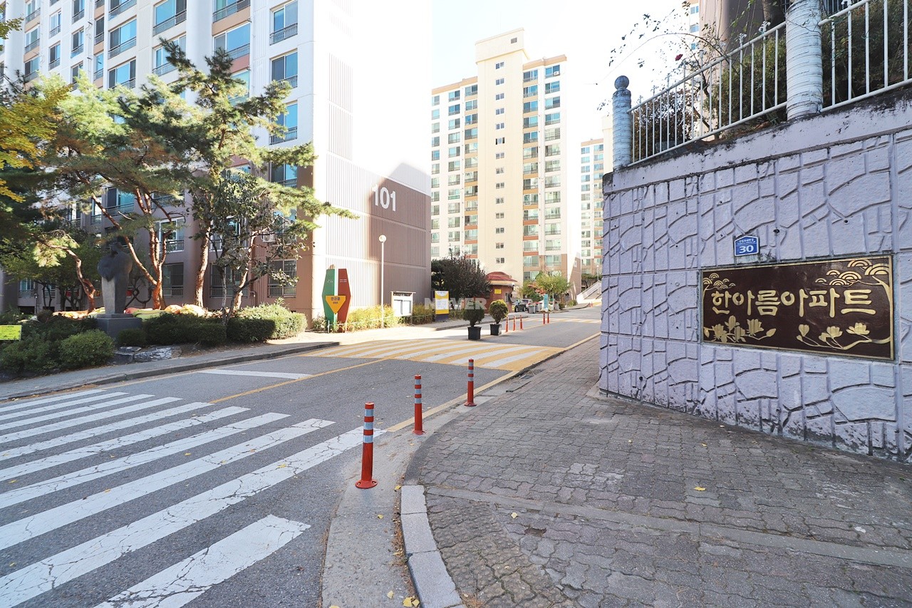 Building entrance with signage