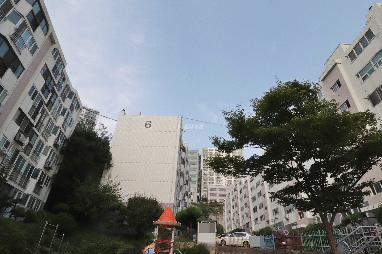 Building entrance with signage