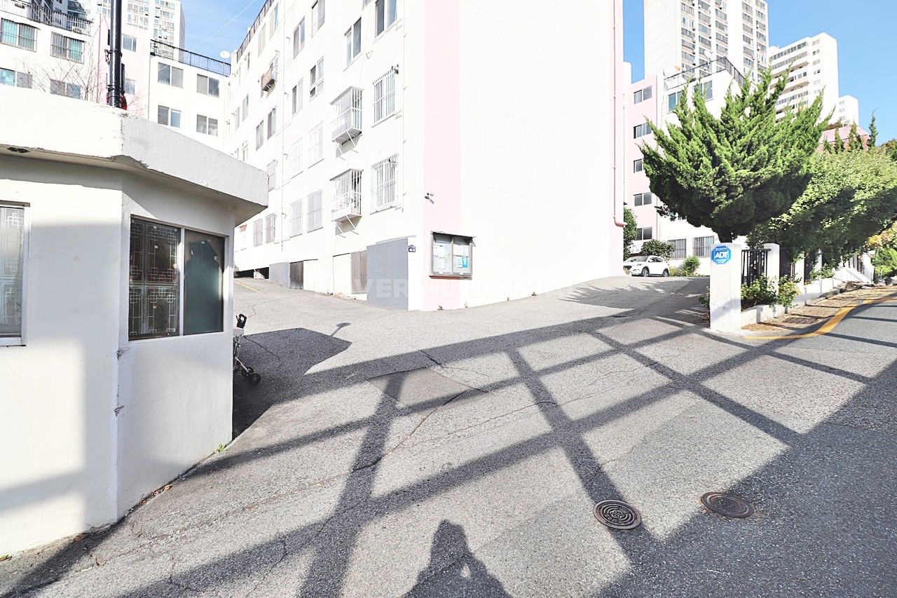 Building entrance with signage