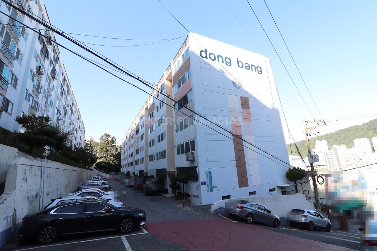 Building entrance with signage
