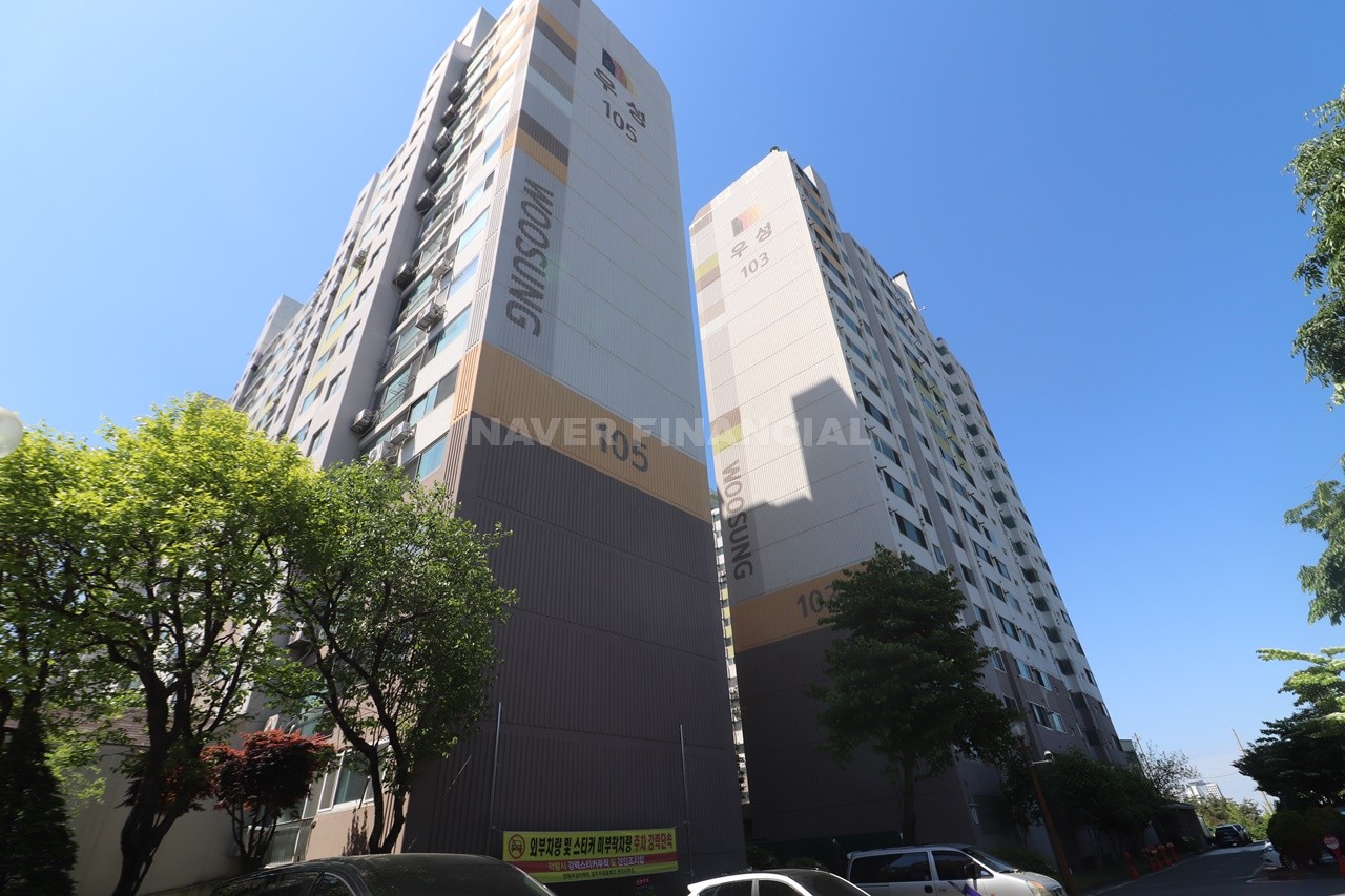 Building entrance with signage