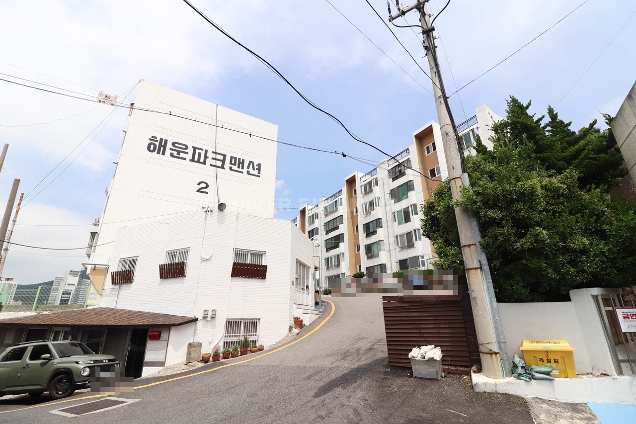 Building entrance with signage