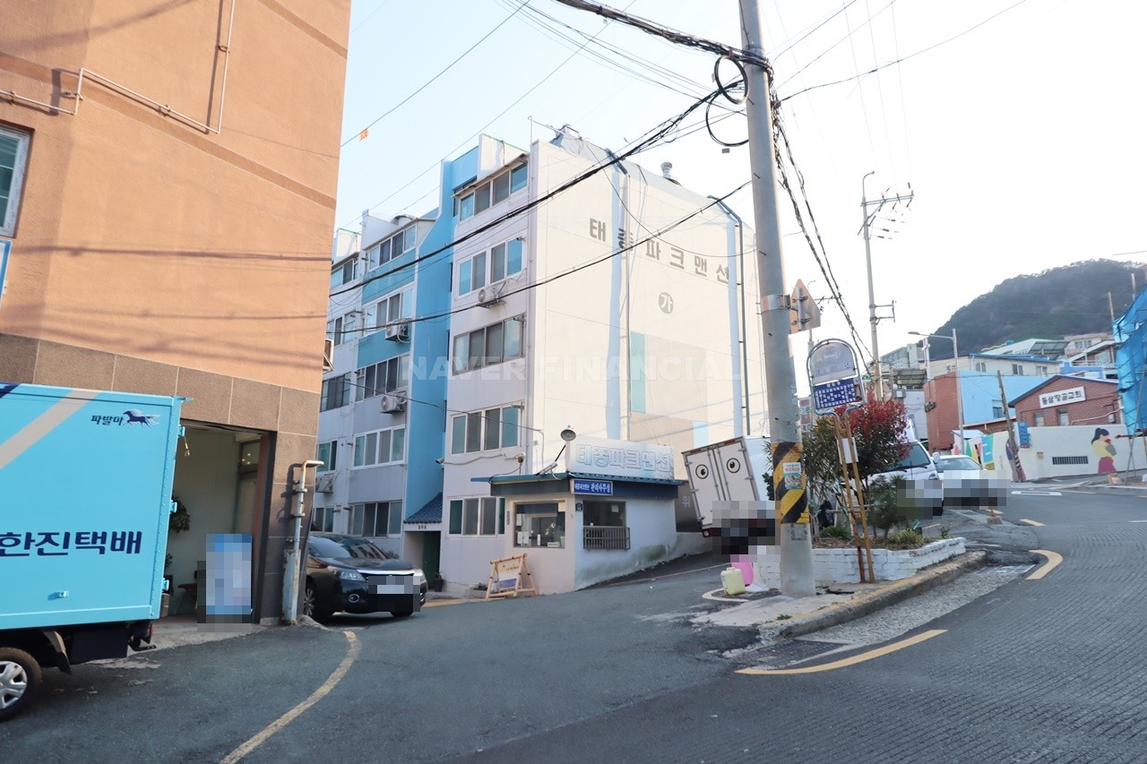 Building entrance with signage