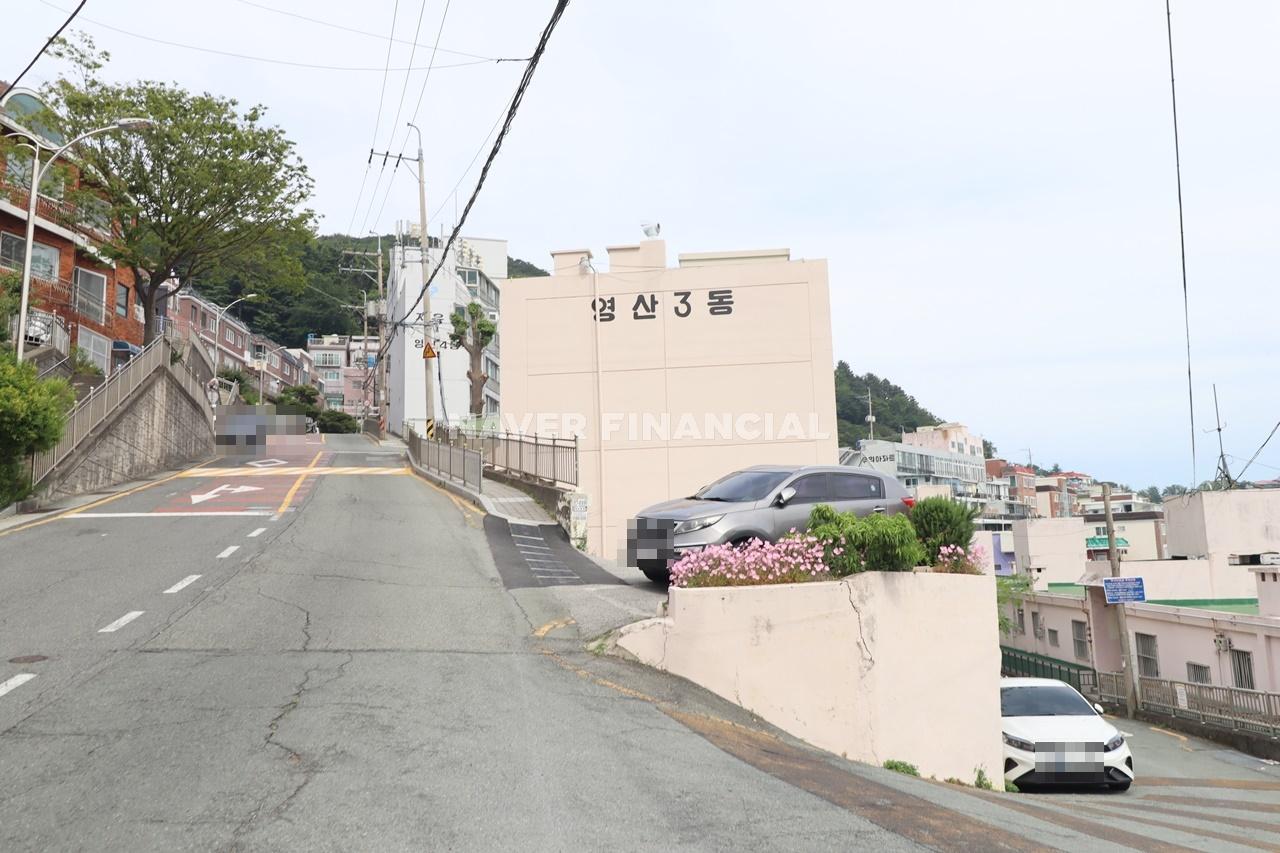 Building entrance with signage