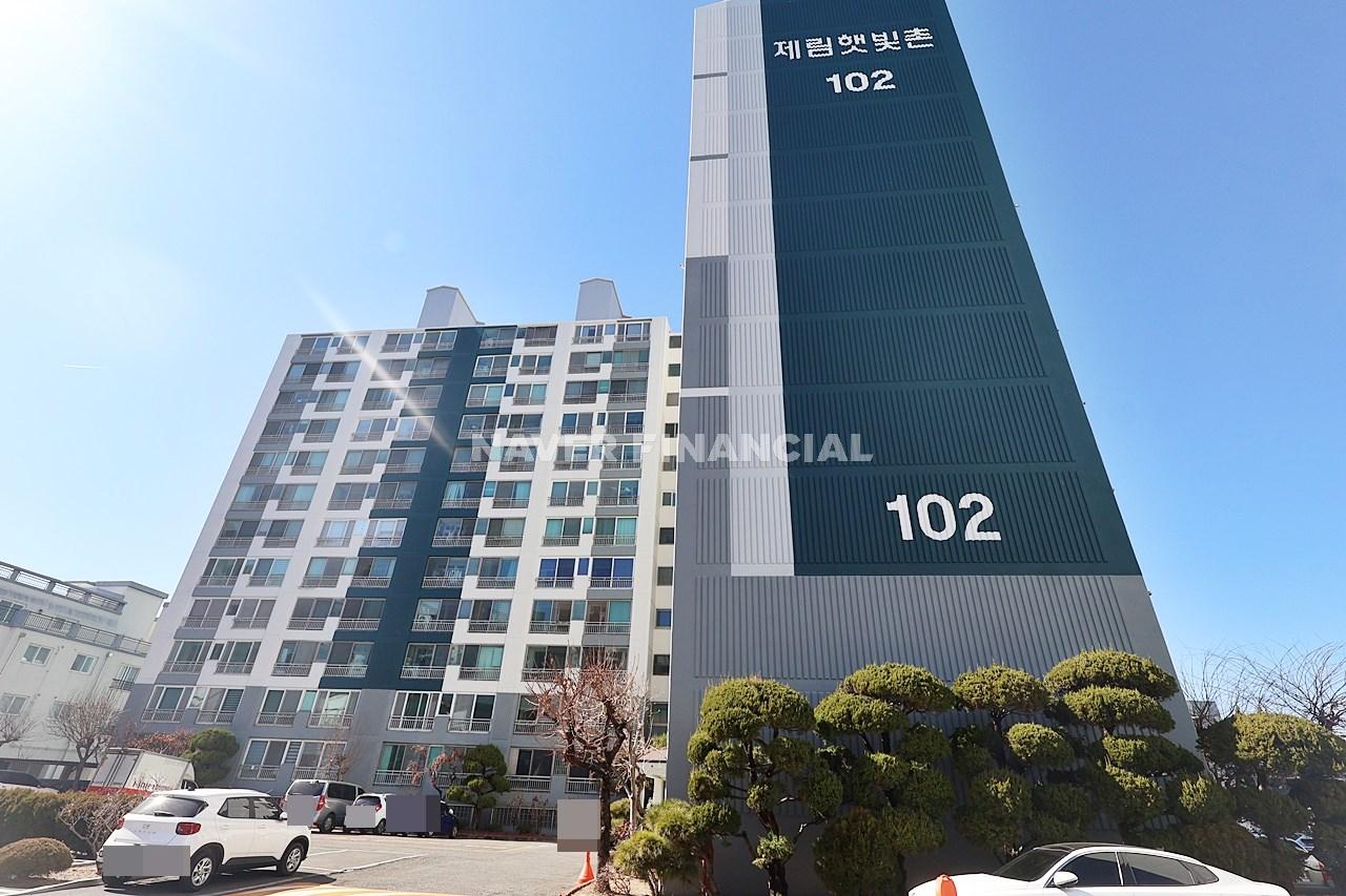 Building entrance with signage