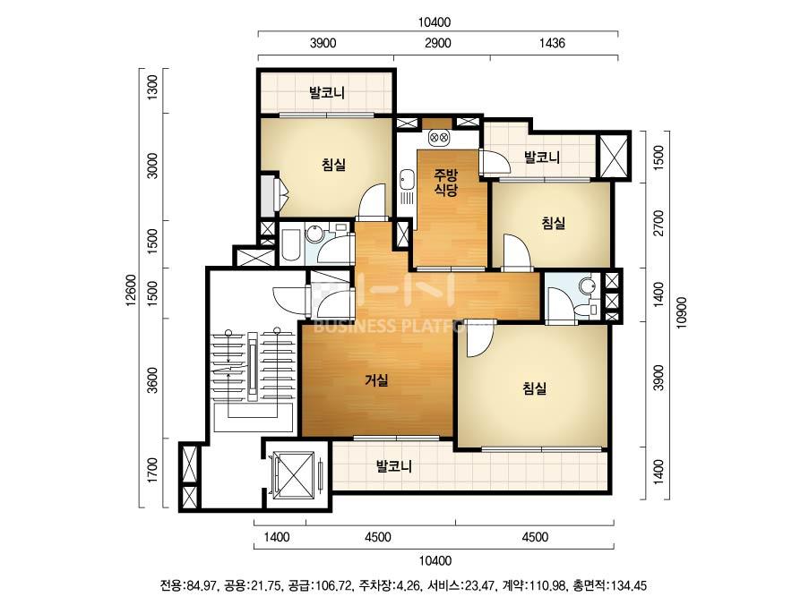 대구시 달서구 월성동 화성 아파트 114㎡ 30평형대
