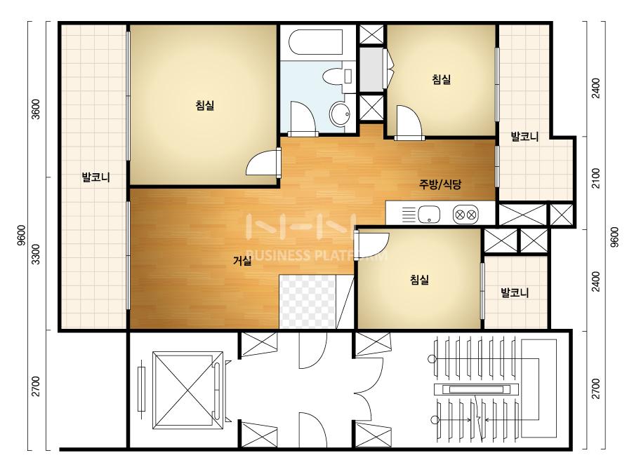 부산시 사상구 학장동 학장무학 아파트 76㎡ 20평형대