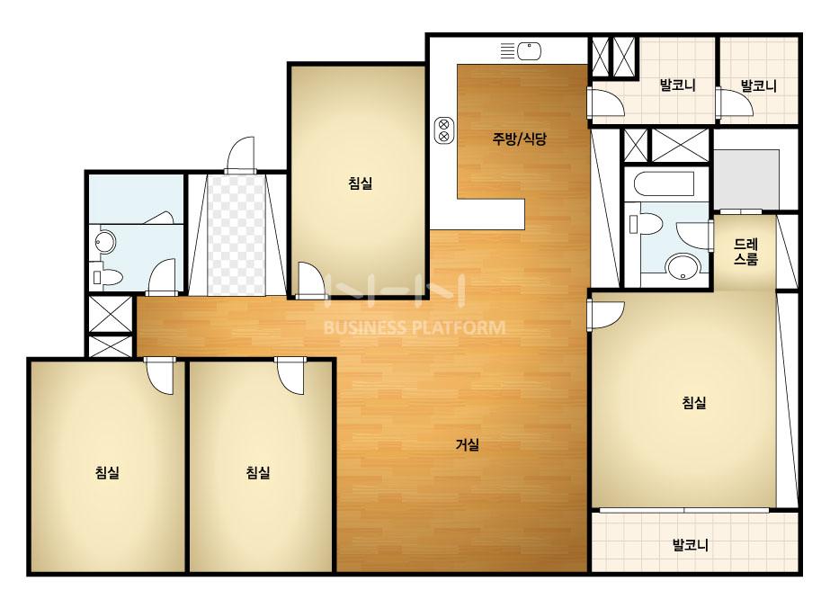전라남도 광양시 마동 광양중마우림필유 아파트 151㎡ 40평형대