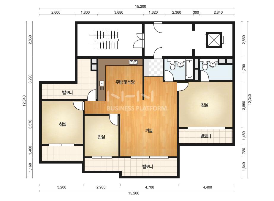 신성미소지움 아파트 투시도