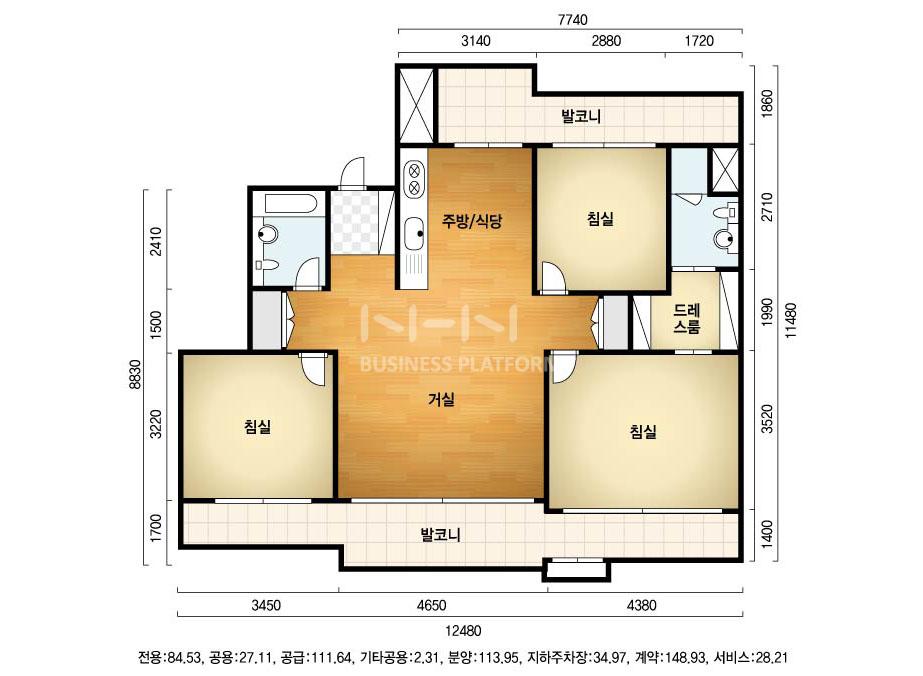 마곡수명산파크4단지 — 조감도
