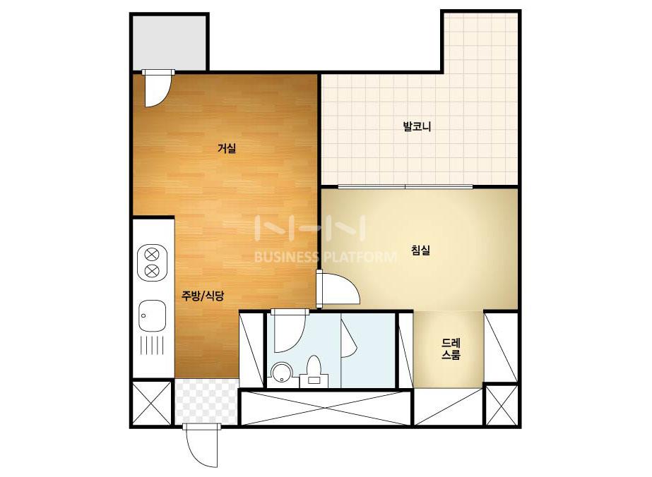 서울시 금천구 가산동 램킨푸르지오시티 오피스텔 65C㎡ 10평형대