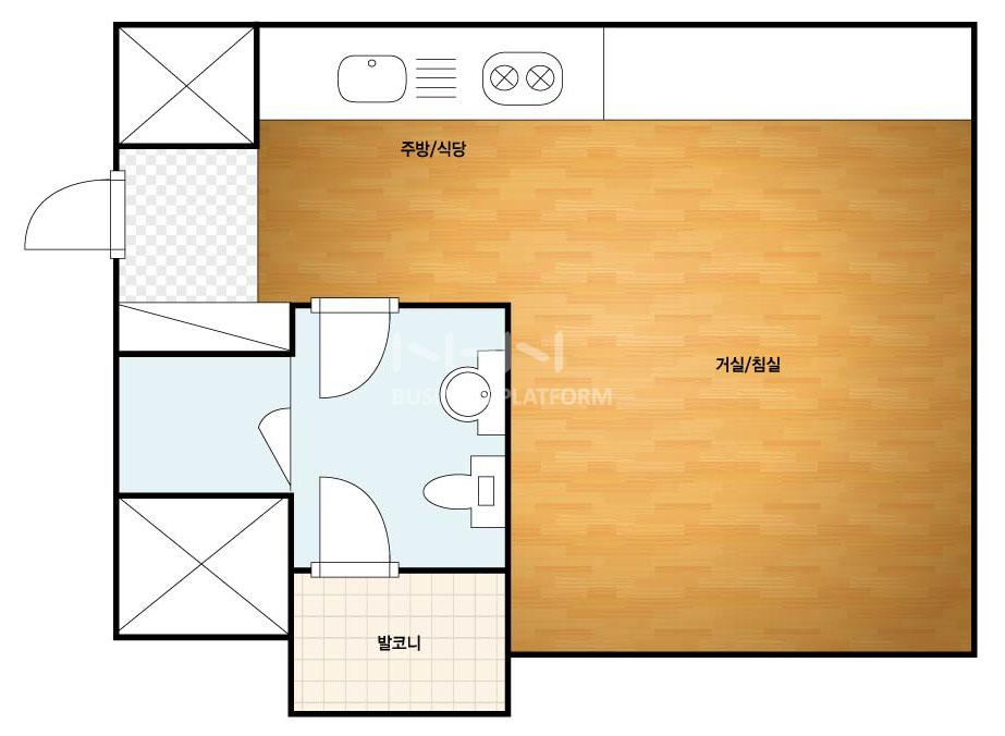 서울시 금천구 가산동 램킨푸르지오시티 오피스텔 43B㎡ 