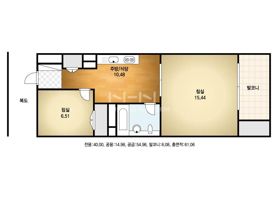 경기도 고양시 덕양구 행신동 샘터2단지 아파트 54㎡ 10평형대