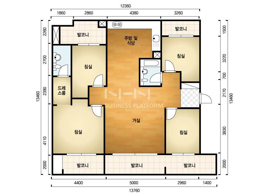 경기도 성남시 중원구 성남동 성남어울림 아파트 142㎡ 40평형대