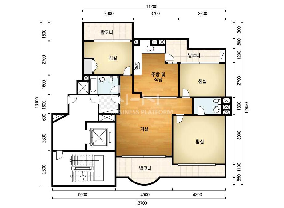 대구시 수성구 신매동 신매우방타운 아파트 109A㎡ 30평형대