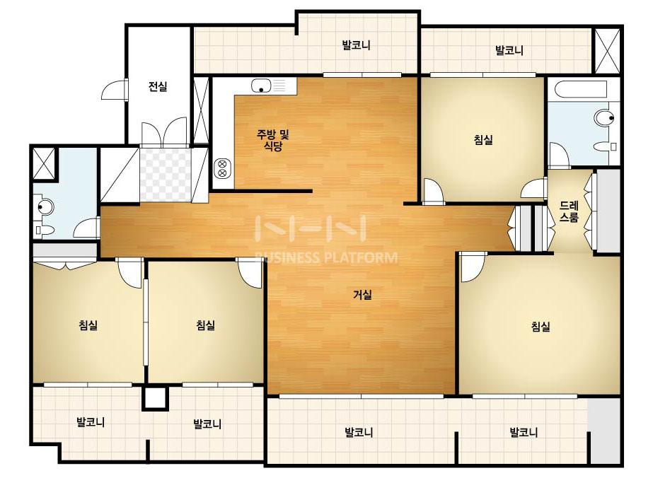 울산시 울주군 범서읍 구영2차푸르지오 아파트 151㎡ 40평형대