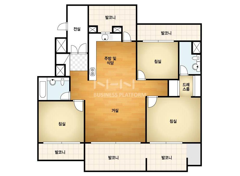 울산시 울주군 범서읍 구영지구푸르지오2단지 아파트 113㎡ 30평형대