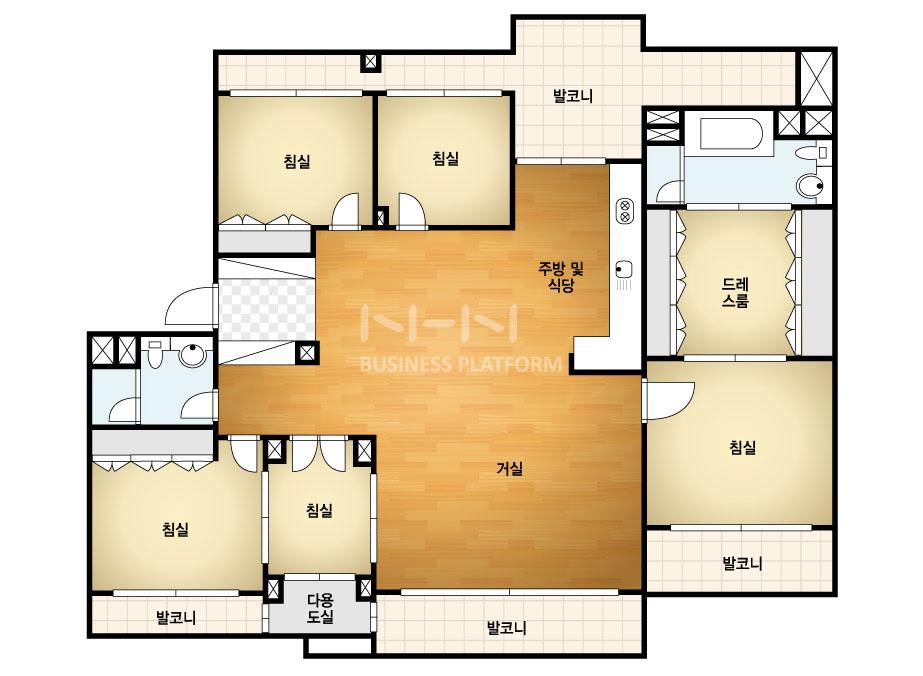경기도 용인시 기흥구 공세동 탑실마을대주피오레1단지 아파트 161B㎡ 40평형대