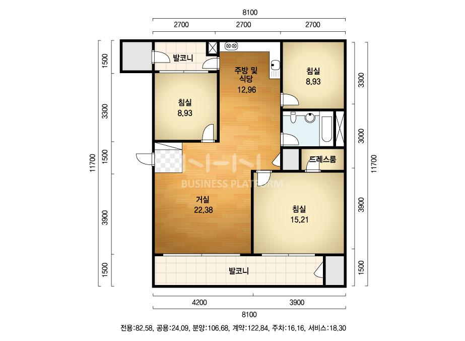 경기도 의정부시 녹양동 녹양청구 아파트 105㎡ 30평형대