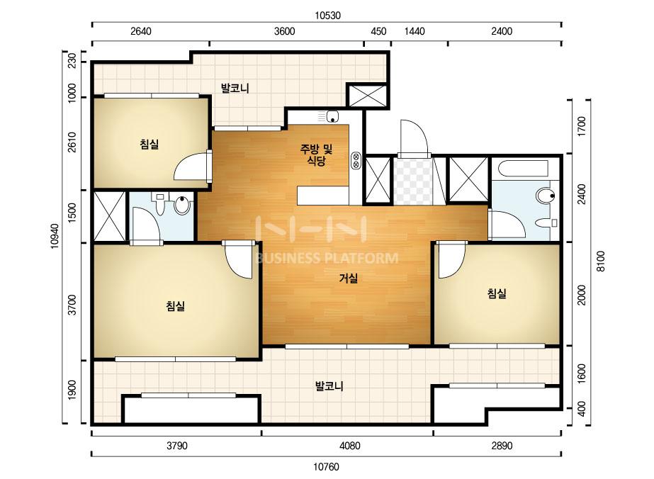 경기도 용인시 수지구 죽전동 꽃메마을금강 아파트 80㎡ 20평형대