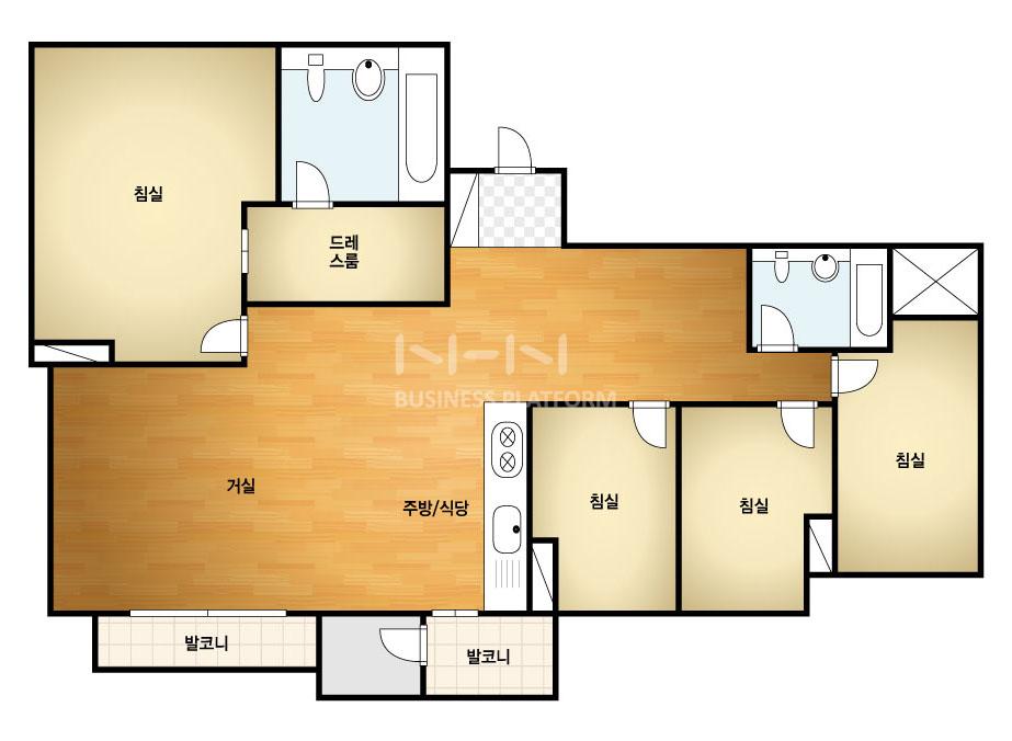 대구시 달서구 감삼동 월드마크웨스트엔드 주상복합 228㎡ 60평형대
