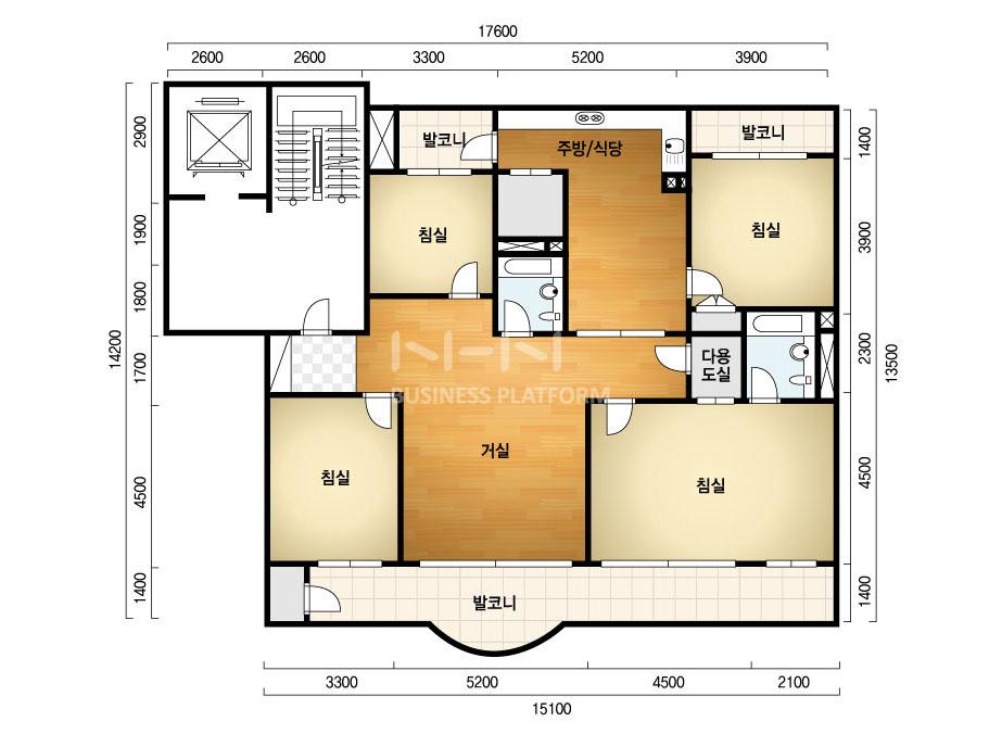 인천시 미추홀구 관교동 삼환1단지 아파트 184㎡ 50평형대