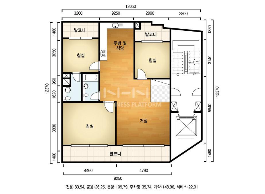 서울시 은평구 신사동 굿모닝기룡 아파트 109㎡ 30평형대