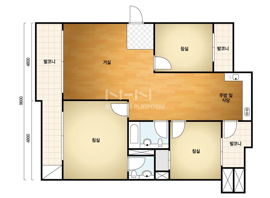 인천시 연수구 동춘동 삼성,럭키 아파트 114㎡ 30평형대