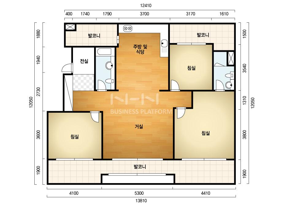 강원도 춘천시 퇴계동 중앙하이츠빌3단지 아파트 128㎡ 30평형대