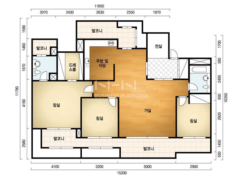 강원도 춘천시 석사동 현진에버빌1차 아파트 122㎡ 30평형대